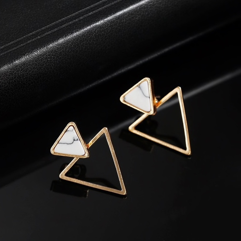 New Ivonne Destination Golden Triangle Earrings